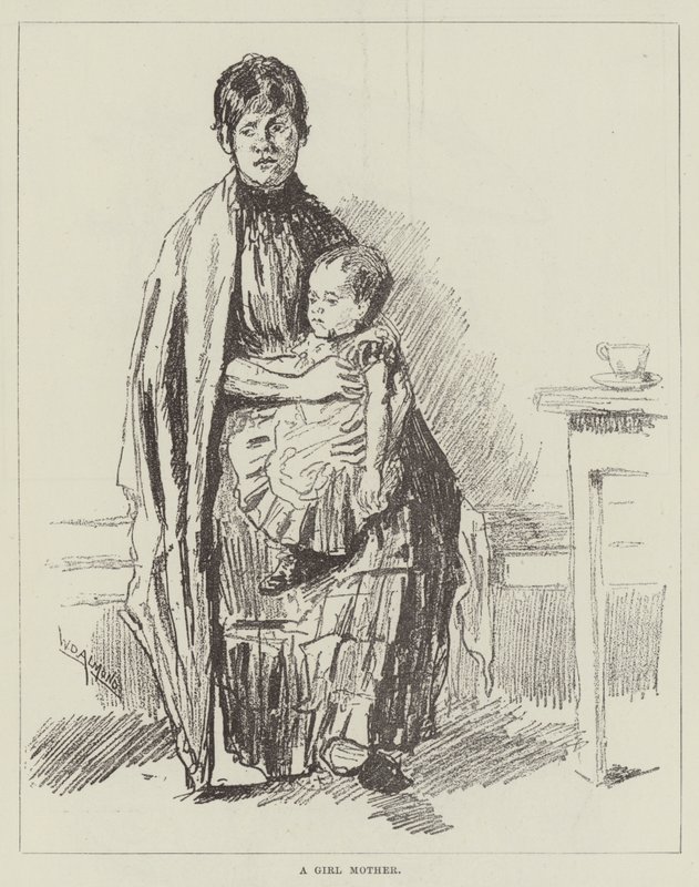 En flickamamma av William Douglas Almond