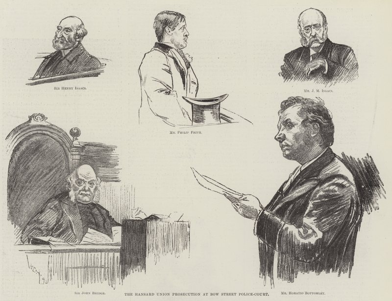 Hansard Unions åklagare vid Bow Street Police-Court av William Douglas Almond