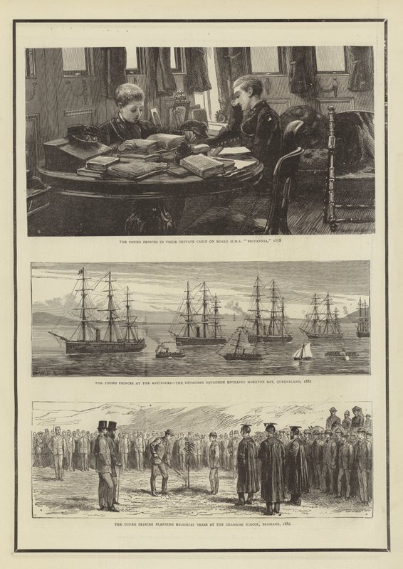 HKH den sene hertigen av Clarence och Avondale av William Edward Atkins
