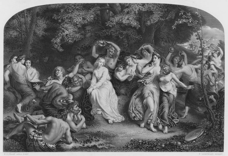Una, från bilden i Kungliga Samlingen (gravyr) av William Edward Frost