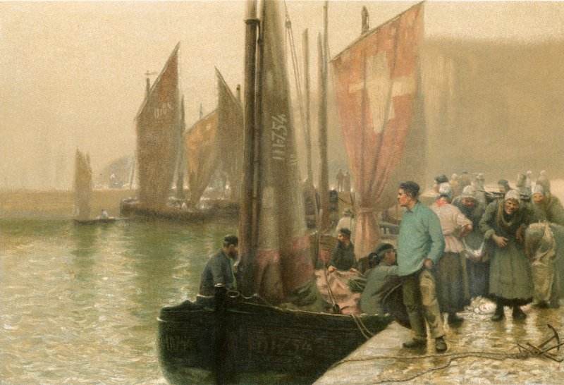 Disig morgon, Dieppe av William Edward Norton