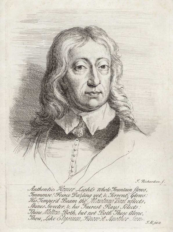 Porträtt av John Milton av William Faithorne