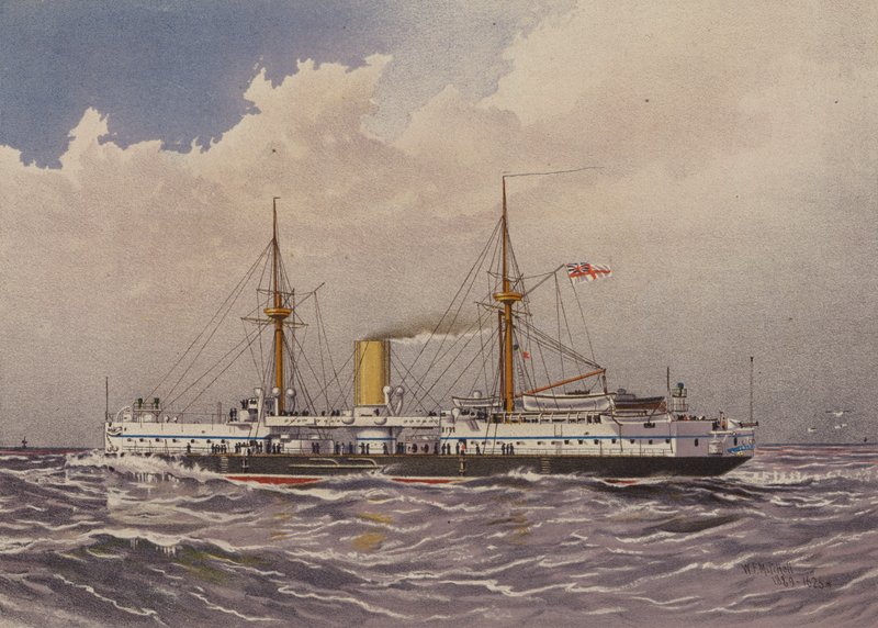 HMS Colossus, 1st class battleship  av William Frederick Mitchell