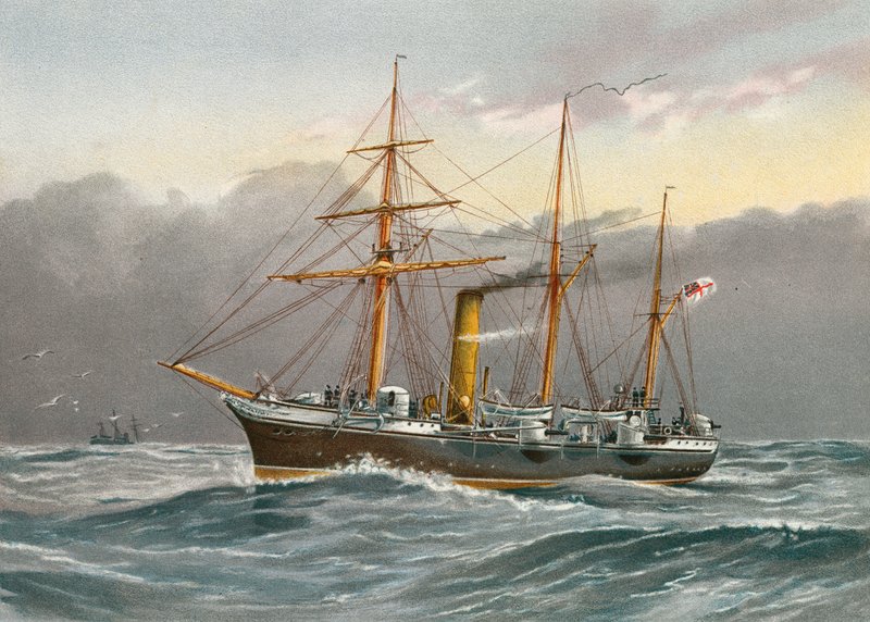 HMS Nymphe (Demolition) av William Frederick Mitchell