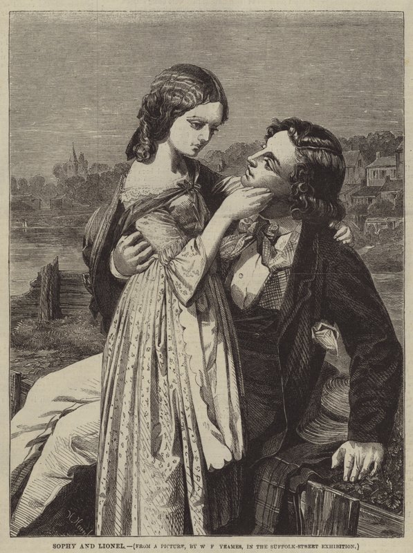 Sophy and Lionel  av William Frederick Yeames
