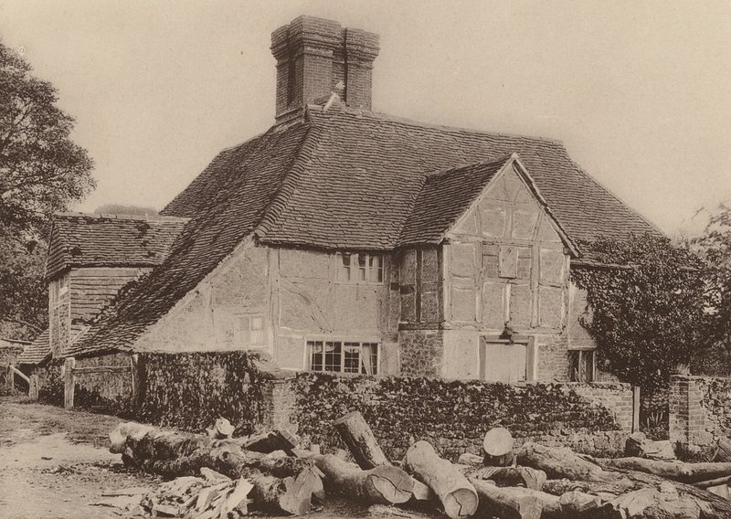 Vid Easebourne, nära Midhurst, West Sussex (svartvitt foto) av William Galsworthy Davie