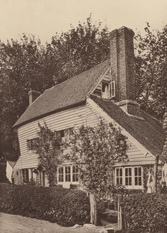 Vid Mayfield, Sussex (svartvitt foto) av William Galsworthy Davie