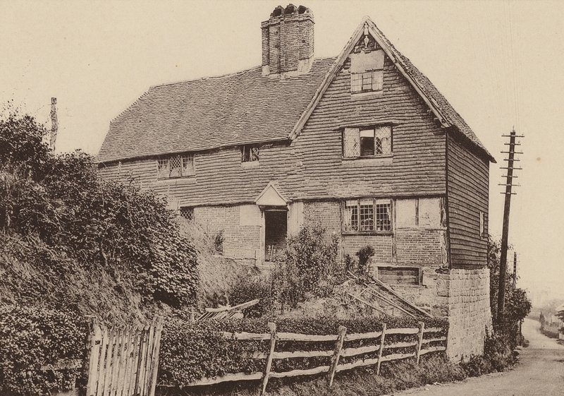 Vid Mayfield, Sussex (svartvitt foto) av William Galsworthy Davie