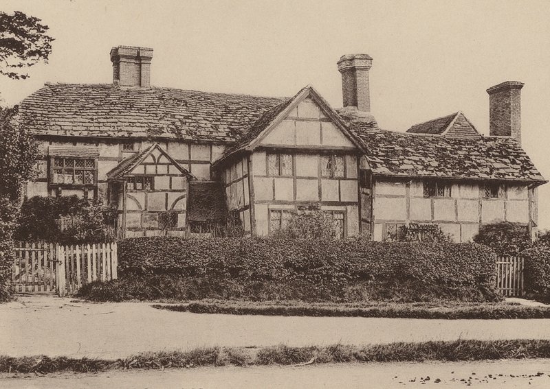 Vid North Chapel, North Street, Horsham, Sussex (svartvitt foto) av William Galsworthy Davie
