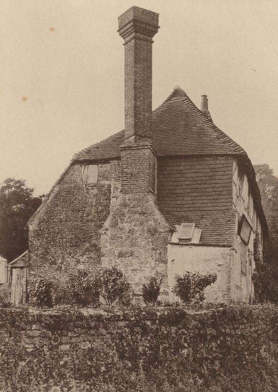 Vid Pulborough, West Sussex (svartvitt foto) av William Galsworthy Davie