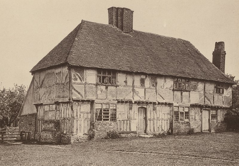 Vid Swanton Street, Kent (svartvitt foto) av William Galsworthy Davie