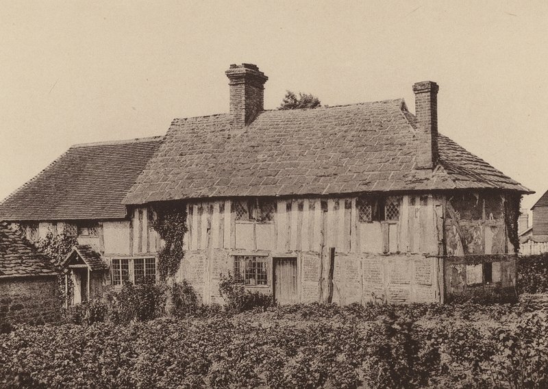 Great Daux Farm, Billingshurst, West Sussex (svartvitt foto) av William Galsworthy Davie