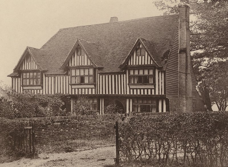 Hawkhurst Place, Highgate, Kent (svartvitt foto) av William Galsworthy Davie