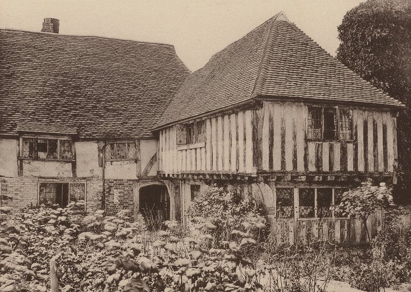 Swaylands, nära Penshurst, Kent (svartvitt foto) av William Galsworthy Davie