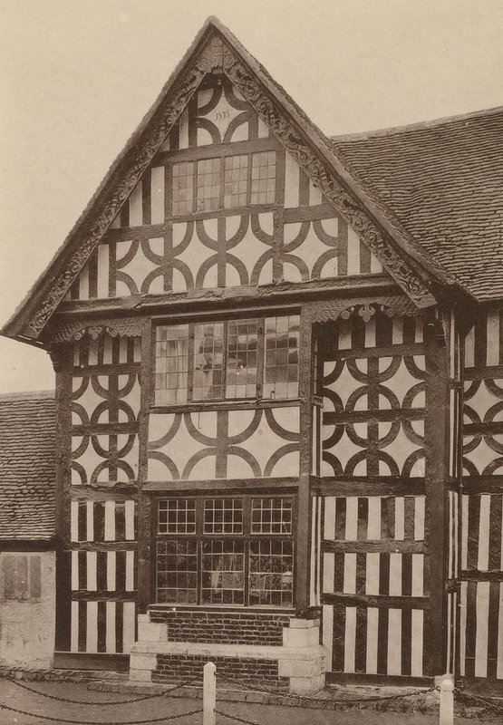 "The Middle House", Mayfield, Sussex, daterad 1575 (svartvitt foto) av William Galsworthy Davie