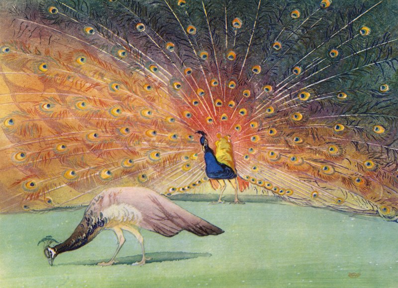 Således passerar världens ära (färg litho) av William Giles