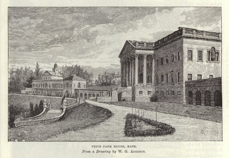 Tidigare Park House i Bath av William Grylls Addison