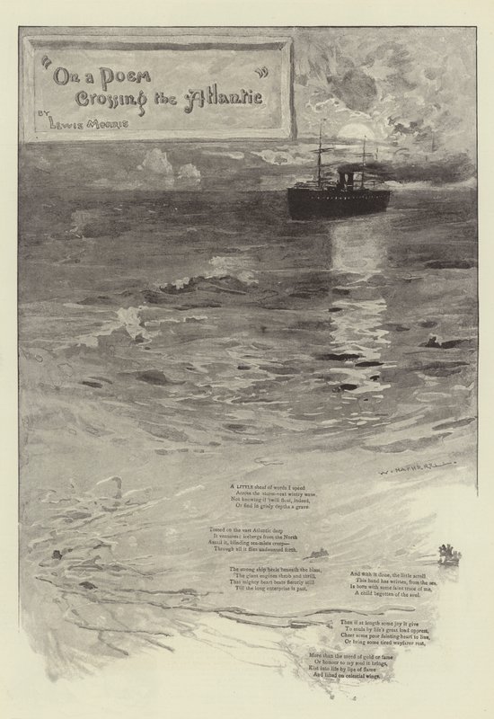 Om en dikt som korsar Atlanten, av Lewis Morris av William Hatherell