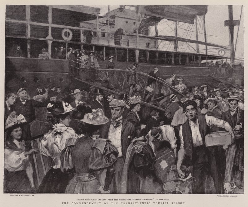 Början av den transatlantiska turistsäsongen av William Hatherell