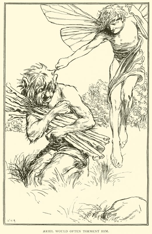 Ariel plågade honom ofta av William Heath Robinson