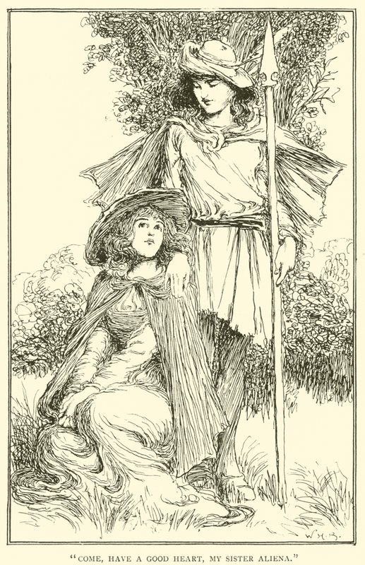 Kom, ha ett gott hjärta, min syster Aliena av William Heath Robinson