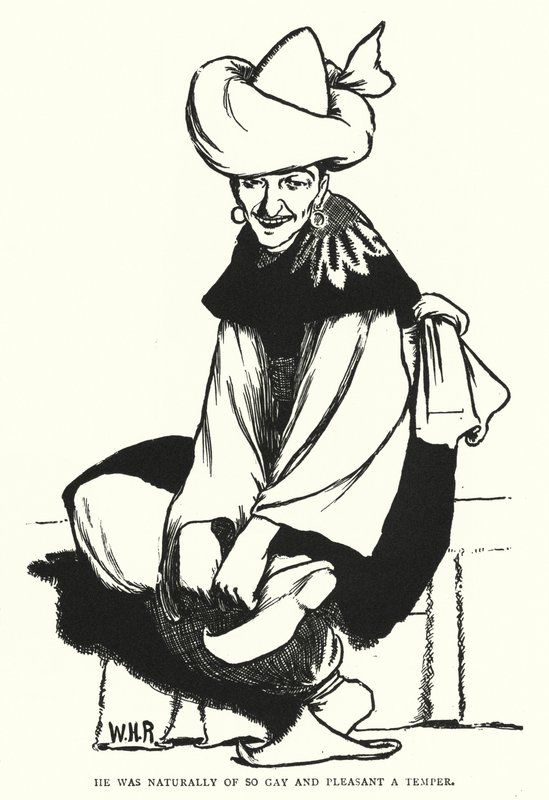 Han var naturligtvis av ett så glad och behagligt humör (gravyr) av William Heath Robinson