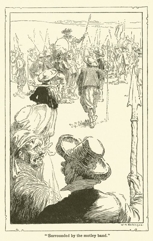 Illustration för Don Quijote (litho) av William Heath Robinson