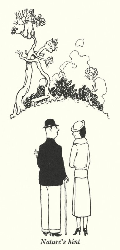 Naturens antydan (litho) av William Heath Robinson