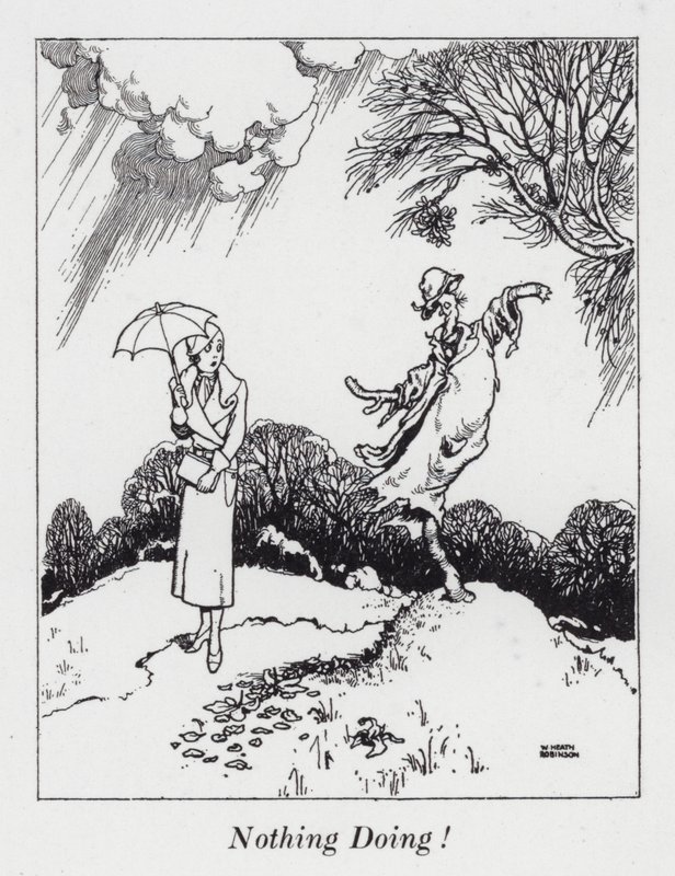 Ingenting görs! (litho) av William Heath Robinson