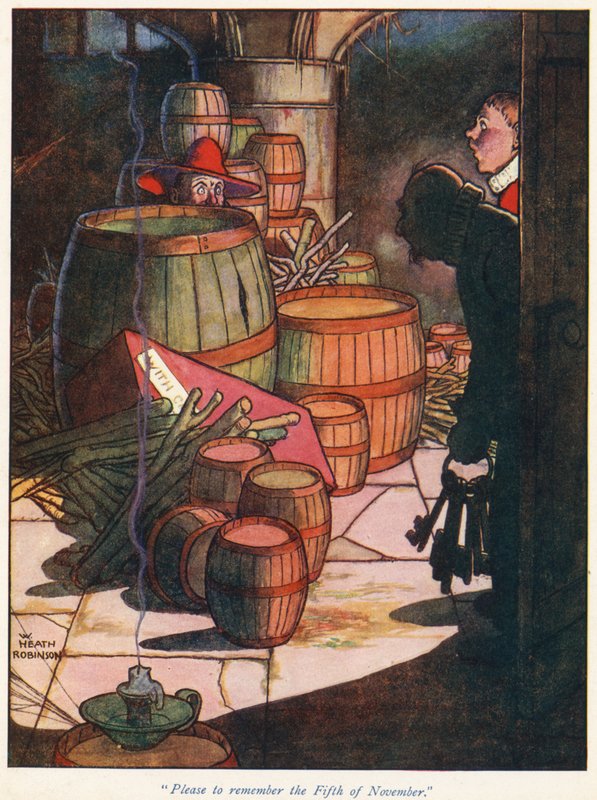 Kom ihåg den femte november av William Heath Robinson