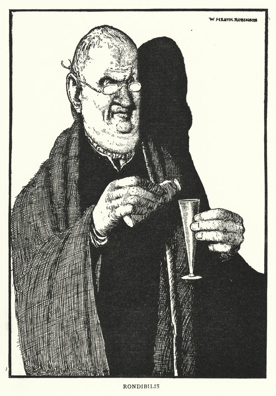 Rondibilis (litho) av William Heath Robinson
