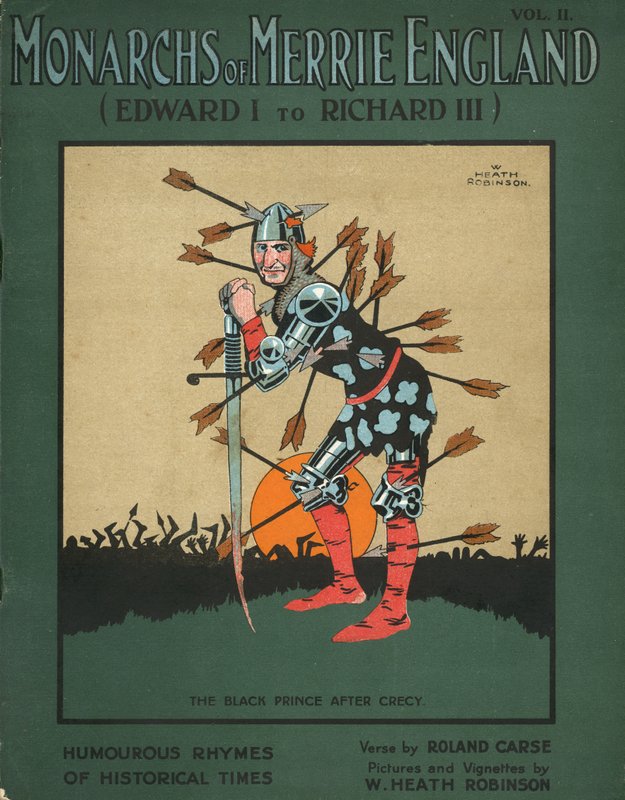 Den svarte prinsen efter slaget vid Crecy av William Heath Robinson
