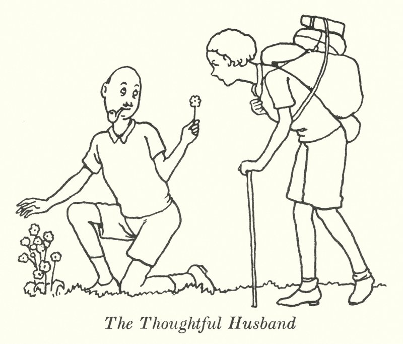 Den omtänksamma maken (litho) av William Heath Robinson