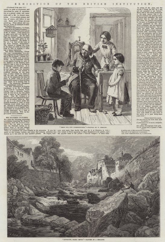 Utställning av den brittiska institutionen av William Hemsley