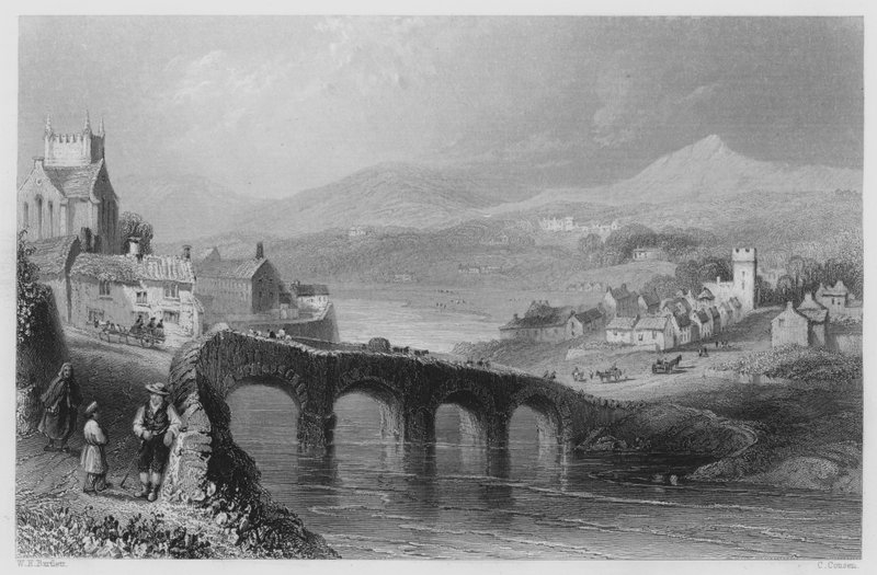 Bray (gravyr) av William Henry (after) Bartlett
