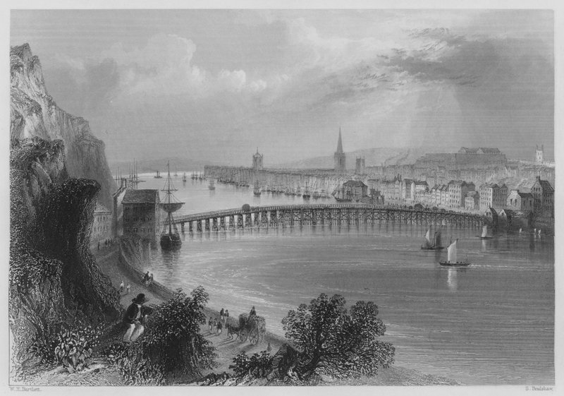 Waterford (gravyr) av William Henry (after) Bartlett