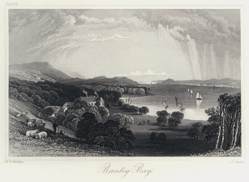 Bantry Bay (gravyr) av William Henry Bartlett