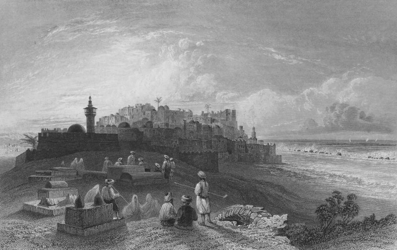 Jaffa, den antika Joppa av William Henry Bartlett