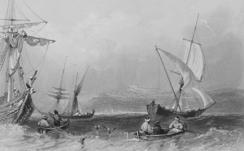 Joppa (gravyr) av William Henry Bartlett