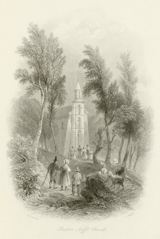 Pastor Neffs kyrka av William Henry Bartlett