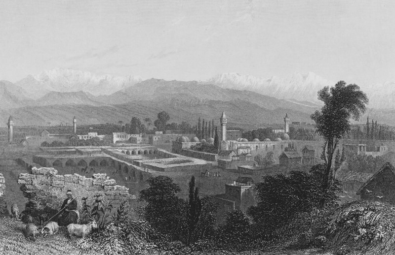 Tarsus, en stad i Kilikien av William Henry Bartlett