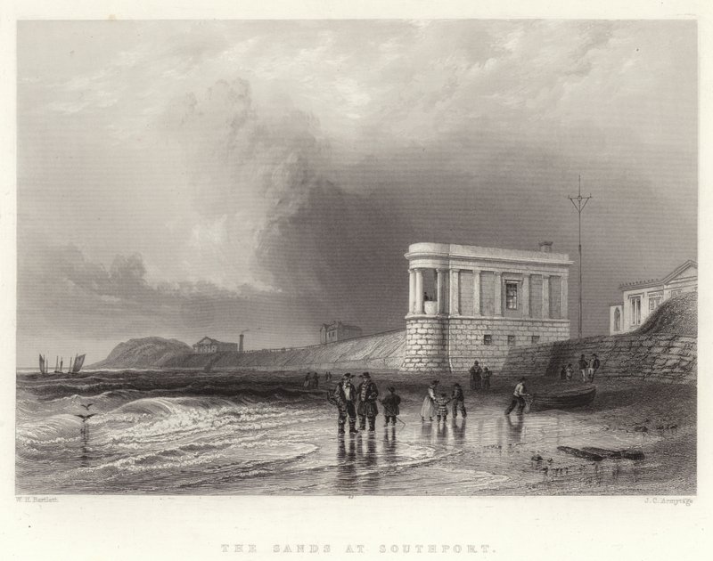 Sanden i Southport av William Henry Bartlett