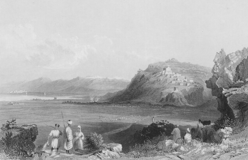 Zarephath eller Zarapha, den antika Sarepta, en stad i Sidon av William Henry Bartlett