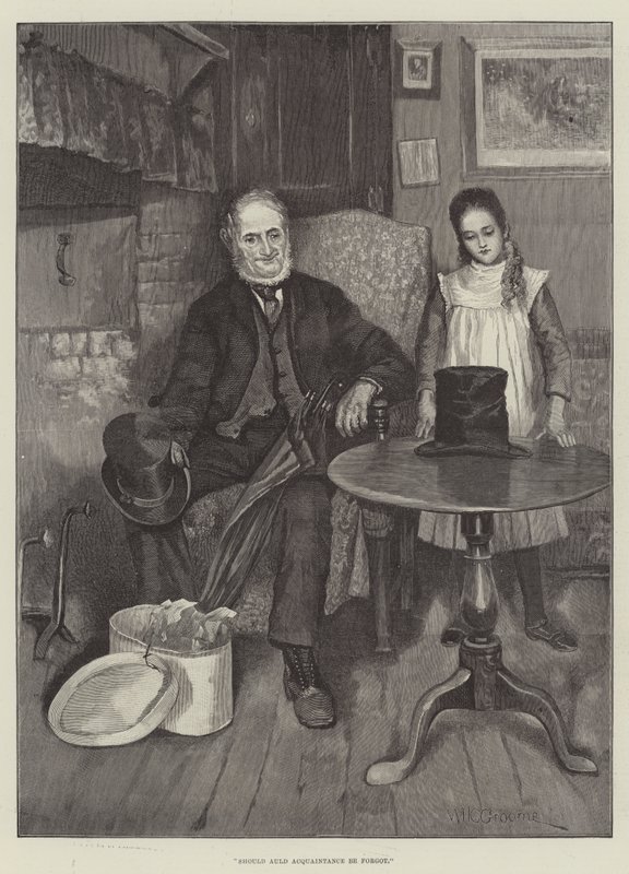 Om en gammal bekantskap ska glömmas bort av William Henry Charles Groome