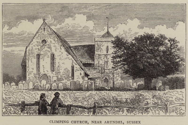 Climping Church, nära Arundel, Sussex av William Henry James Boot