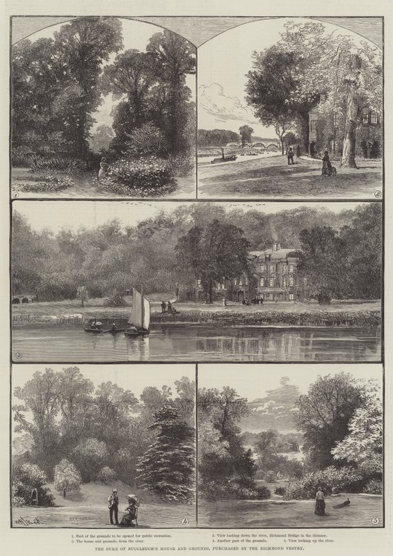 The Duke of Buccleuch House and Grounds, köpt av Richmond Vestry av William Henry James Boot