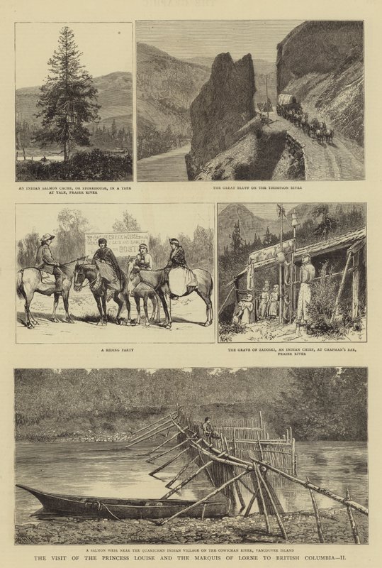 Besöket av prinsessan Louise och markisen av Lorne i British Columbia, II av William Henry James Boot