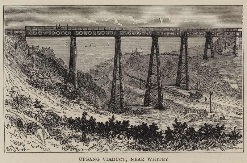 Upgang Viaduct, nära Whitby av William Henry James Boot