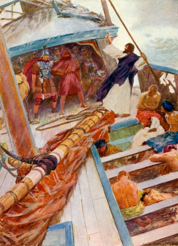 Paul skeppsbruten av William Henry Margetson