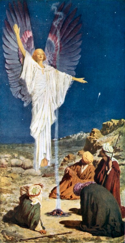 Den första Noel av William Henry Margetson
